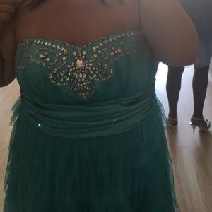 Blue prom dress